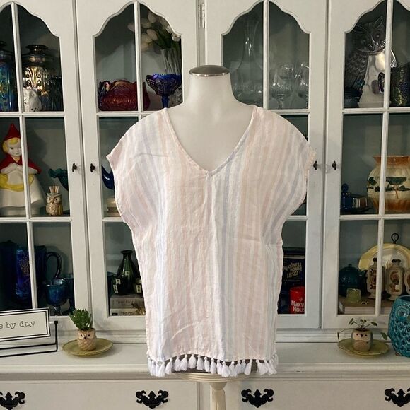 Linen top | S | St. Tropez - Picture 1 of 9